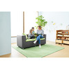 2-zitter met kussens - Stof