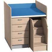 Commode met 4 laden en opstaphulp