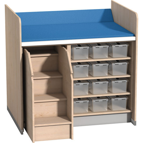 Commode Met 3 Planken En Opstaphulp