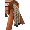 Buitenspeelgoed - houten paarden - veulen - zithoogte 37 cm