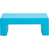 Gestoffeerde kussenbank - kunstleder - zithoogte 35 cm