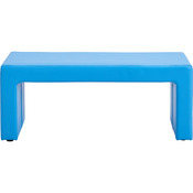 Gestoffeerde kussenbank - kunstleder - zithoogte 46 cm