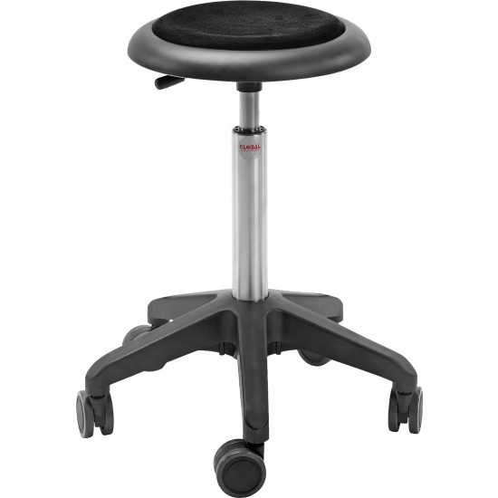 341261-hocker Mit Rollen-hocker 36-43cm Schwarz