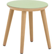 Kruk Lino - beukenhout - groen - zithoogte 21 cm