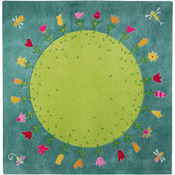 Vloerkleed - tapijt bloemenplaneet