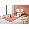 Vloerkleed - bouwtapijt - lusgeweven - curryrood - 200x200 cm