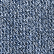 Vloerkleed - bouwtapijt - lusgeweven - mineraalblauw - 200x200 cm