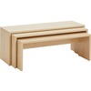 Stapelbank - spaanplaat - zithoogte 43 cm