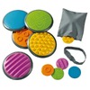 Voelstenen - tactiele schijven - sensorische schijven - set van 5 assorti