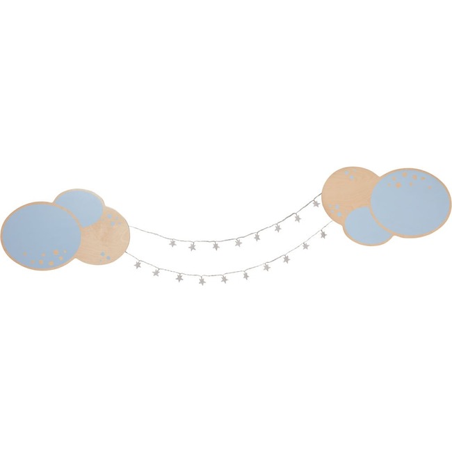 Wanddecoratie - Wandlamp Sterrenglans - Lengte 59 Cm