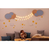 Wanddecoratie - wandlamp sterrenglans - lengte 59 cm