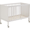 Spijlenbed wit