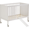 Spijlenbed wit