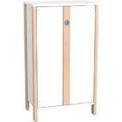 Middelhoge kasten - kast met dubbele deur - smal - hoogte 131,8 cm