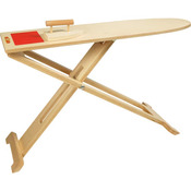 Huishouden - strijkplank met strijkijzer - hout - 2-delig