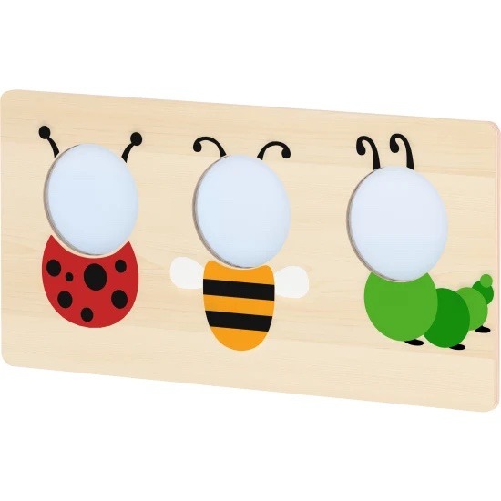 Spiegels - Spiegelwandelementen - Insecten - Hout