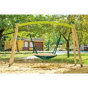 Schommel met vogelnest-schommelmand