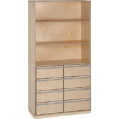 Hoge kast met laden
