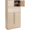 Kast met werkplek fineer