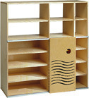 Kast met golfschuifdeur