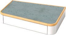 ONTHAAL - HABA - BREEZE-UP - PODIUM MET ROLKIST - 22 CM - LINOLEUM