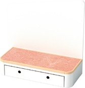 ONTHAAL - HABA - BREEZE-UPP - ZITPODIUM MET RUGLEUNING EN LADE