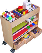 Creatieve kar berkenhout