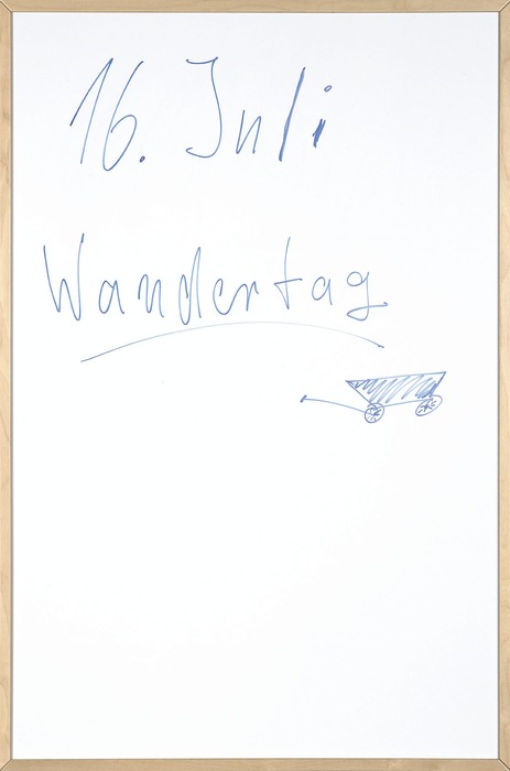 Wandplaat Whiteboard