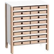 Kast met 16 eigendomskasten