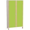 Hoge kast met dubbele deur