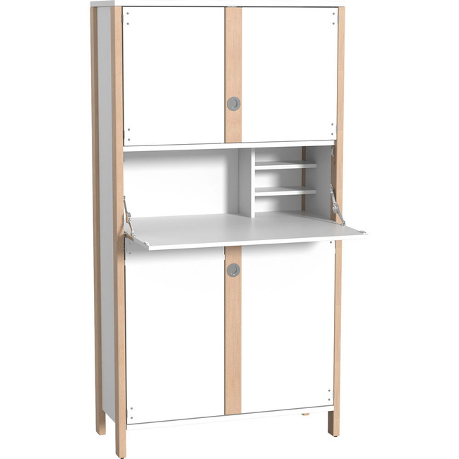 Kast Met Werkplek
