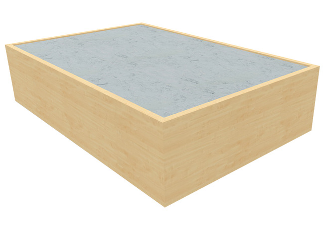 Rechthoekig Podium - 22 Cm