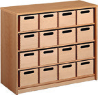 Kast met 16 materiaalbakken