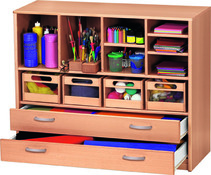 Schappenkast met indeling