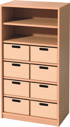 Kast Met 8 Materiaalbakken