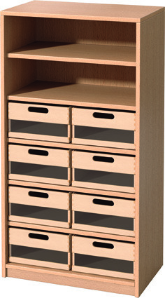 Kast Met 8 Acrylbakken