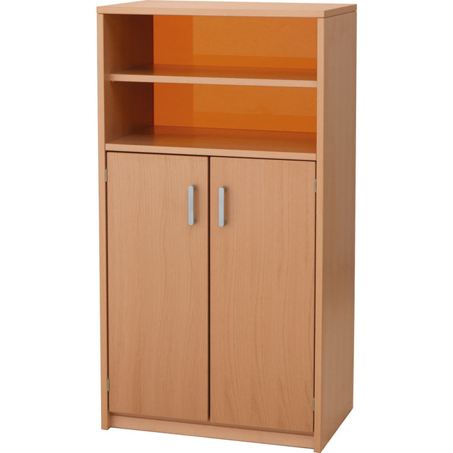 Kast Met Dubbele Deuren En Acryl Achterwand