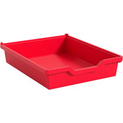 Materiaalbox klein, hoogte 7,5 cm ROOD