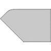 Hoek links 50/92,4 x 60 cm Stof