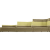 Bank vijfhoek armleuning links ZH 43cm - hoge rugleuning Kunstleer