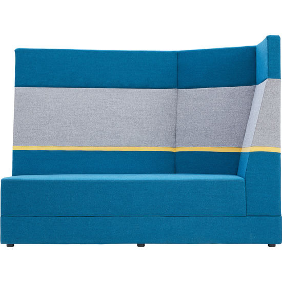 Bank Vijfhoek Armleuning Rechts Zh 43cm - Hoge Rugleuning Stof