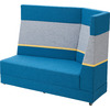 Bank vijfhoek armleuning rechts ZH 43cm - hoge rugleuning Stof