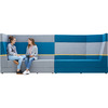 Bank vijfhoek armleuning rechts ZH 43cm - hoge rugleuning Stof