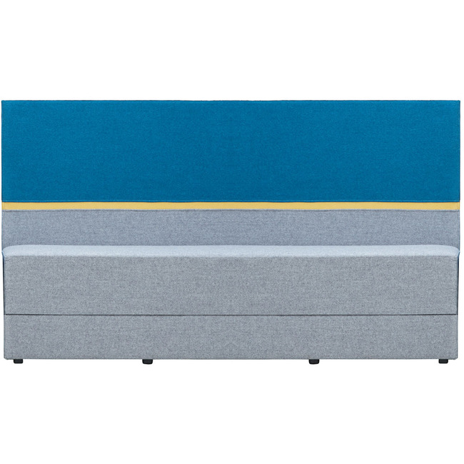 Bank Rechthoekig Zh 43cm - Middelhoge Rugleuning Stof
