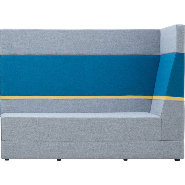 Bank Rechthoekig Armleuning Rechts Zh 43cm - Hoge Rugleuning Stof