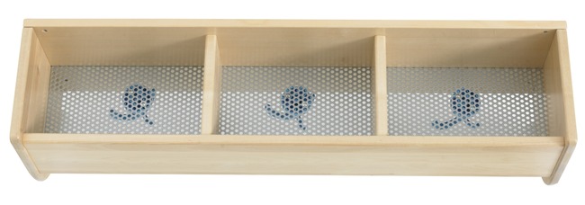 Hoge Mutsenschap 90cm - 3 Vakken