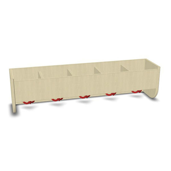 Hoge Mutsenschap 99,5cm - 5 Vakken