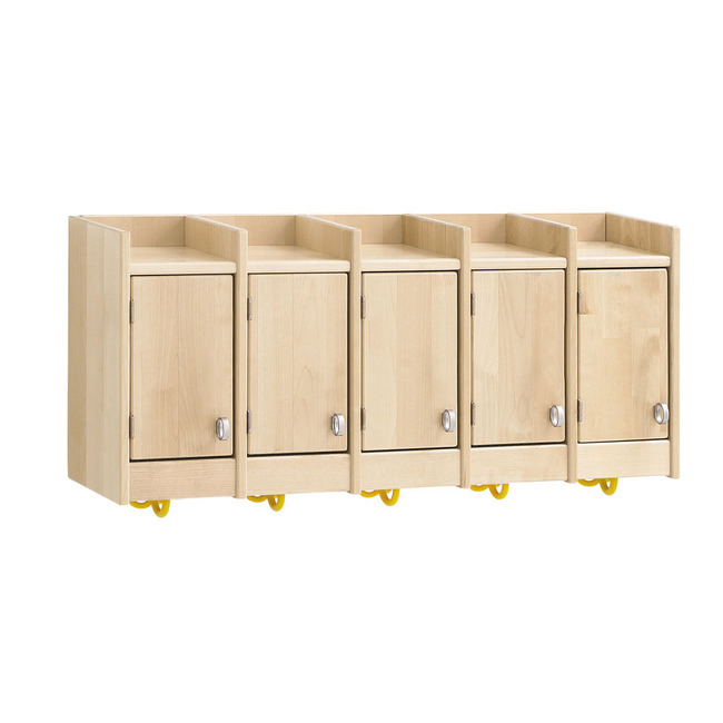 Dubbele Schap Met Deuren En Haken 99,5cm - 5 Vakken