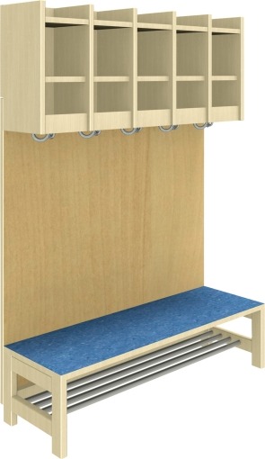 Achterwand Peuterspeelzaal 80cm