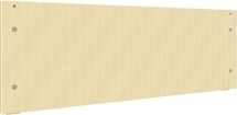 Achterwand met adapterstroken breed - combi met dubbele mutsenschap 120cm
